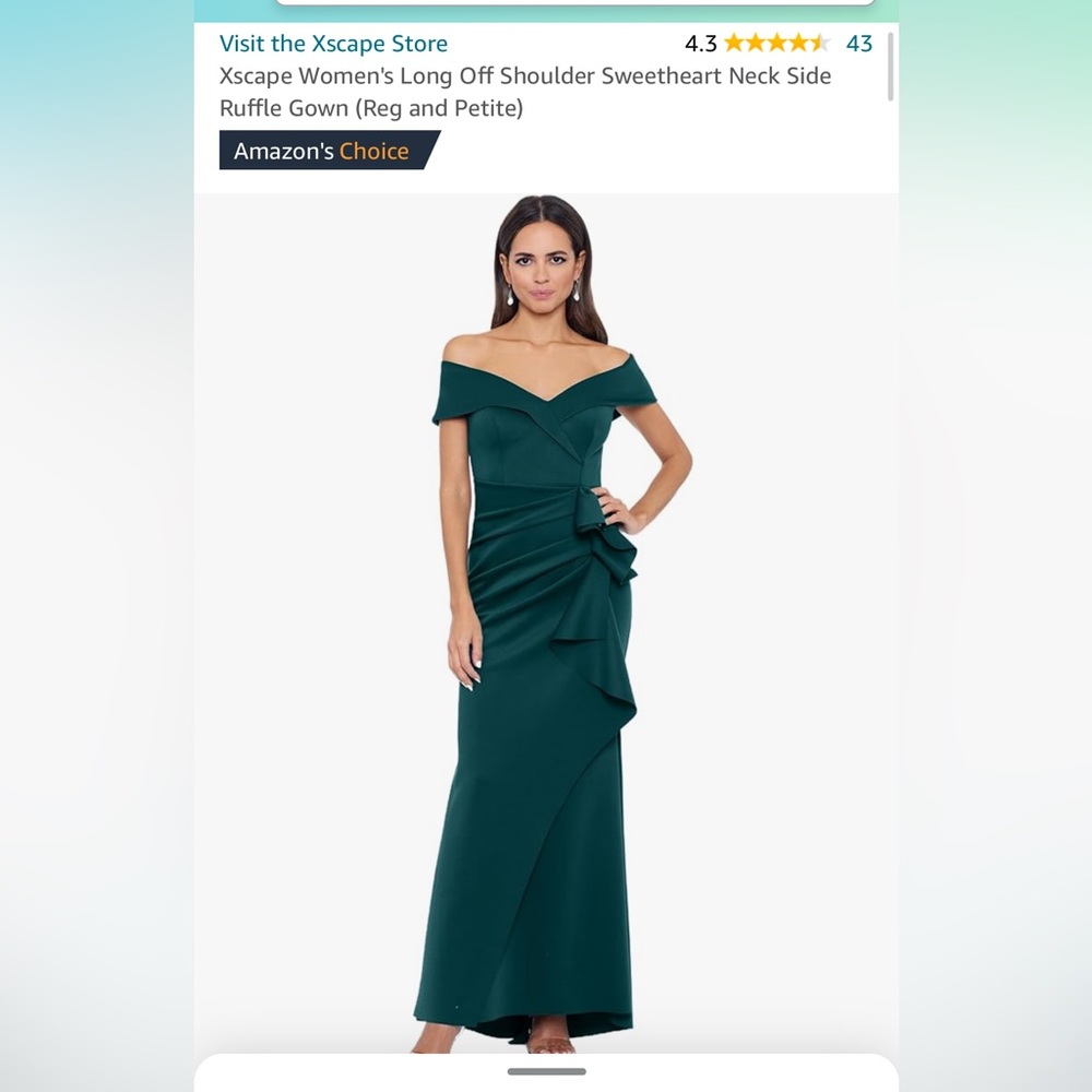 NWT xscape gown size 8